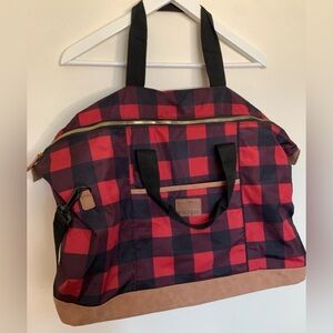Maurices Buffalo Plaid Duffel Bag